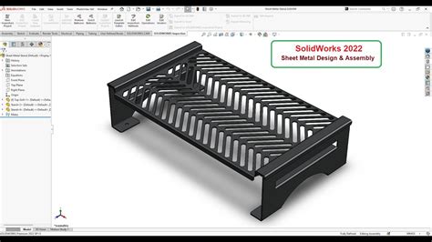 solidworks 2022 sheet metal|solidworks corrugated sheet metal.